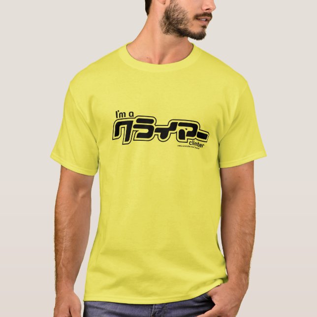 Camiseta Eu sou um montanhista (Frente)