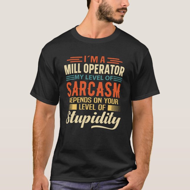 Camiseta Eu sou um operador de microfone (Frente)
