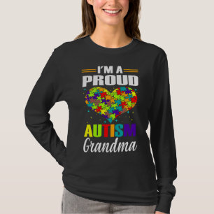 Camiseta Eu Sou Um Orgulho Autismo Avó Autismo Combinação d