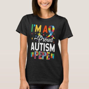Camiseta Eu sou um Orgulhoso Autismo Pepe Correspondente à 