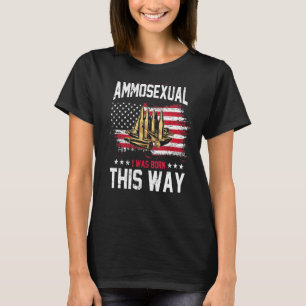 Camiseta Eu Sou Um Orgulhoso segundo Ammosexual Alteração A
