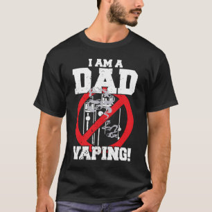 Camiseta Eu sou um Pai contra o violento anti-fumo de pais
