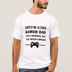 Camiseta Eu sou um Pai de jogadores como um jogo engraçado