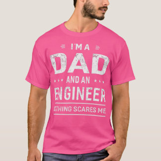 Camiseta Eu Sou Um Pai E Engenheiro Para Homens Que Padre E