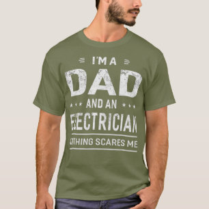 Camiseta Eu Sou Um Pai E Um Elétrico T Para Homens Que É En