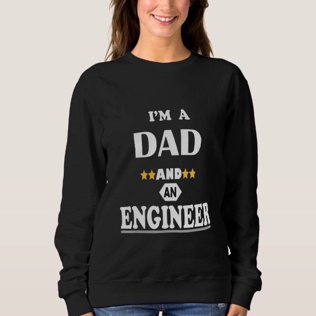 Camiseta Eu sou um Pai e um Engenheiro (Frente)