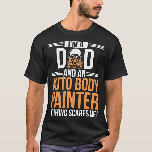 Camiseta Eu sou um Pai e uma dor automobilística (Frente)