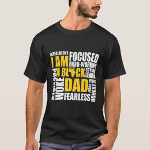 Camiseta Eu Sou Um Pai Negro, Pai Africano, Homem Negro
