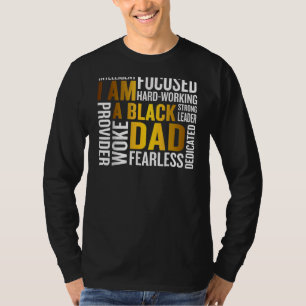 Camiseta Eu Sou Um Pai Negro, Pai Africano, Homem Negro