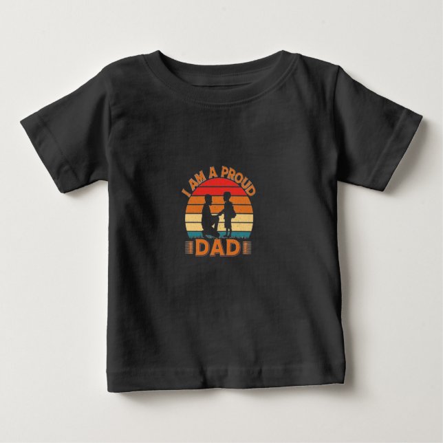 Camiseta "Eu sou um pai orgulhoso" (Frente)