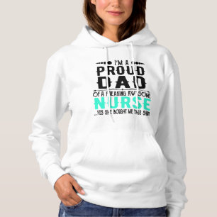 Camiseta Eu sou um Pai Orgulhoso de uma enfermeira maluca