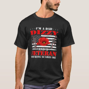 Camiseta Eu sou um Pai tonto e um veterano nada me assusta