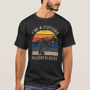 Camiseta Eu sou um Paleontólogo Futuro Vintage Paleontology