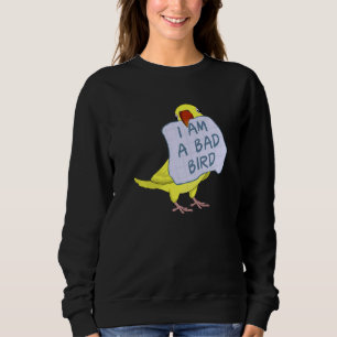 Camiseta Eu Sou Um Pássaro Mau, Eu Amarelo, Papagaio De Pé