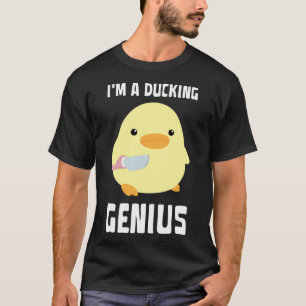 Camiseta Eu sou um Pato Genial de Duque com a Faca Meme
