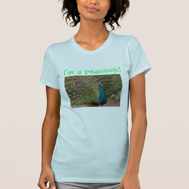 Camiseta Eu sou um pavão! (Frente)