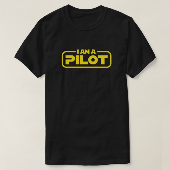 CAMISETA EU SOU UM PILOTO (Frente do Design)
