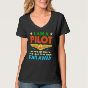 Camiseta Eu Sou Um Piloto Que Posso Consertar Idiotas Sarca