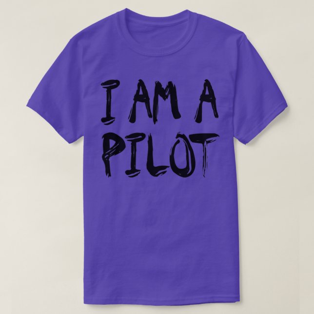 Camiseta Eu Sou Um PilotoTShirt 1 (Frente do Design)