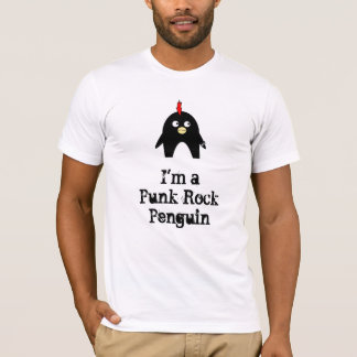 Camiseta Eu sou um pinguim do punk rock