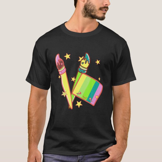 Camiseta Eu Sou Um Pintor De Rosto, Figurino De Artista Bon (Frente)