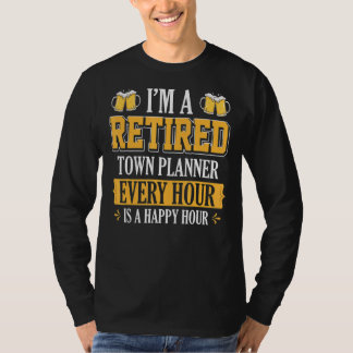 Camiseta Eu sou um Planejador Urbano Aposentado a Cada Hora