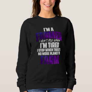 Camiseta Eu sou um planeta de fazendeiro humor para uma fan
