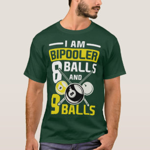 Camiseta Eu sou um presente de bola de oito esportes de bil