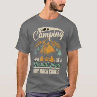 Camiseta eu sou um presente de papai camping