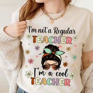Camiseta Eu sou um professor Legal, um professor engraçado.
