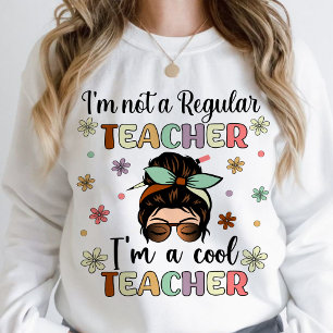 Camiseta Eu sou um professor Legal, um professor engraçado.