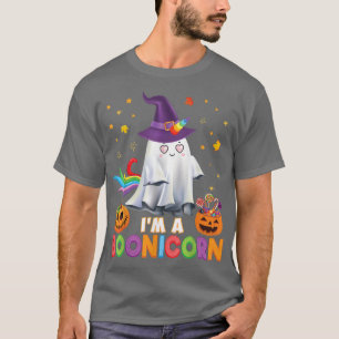 Camiseta Eu Sou Um Pumpk De Bruxa De Halloween Do Unicórnio