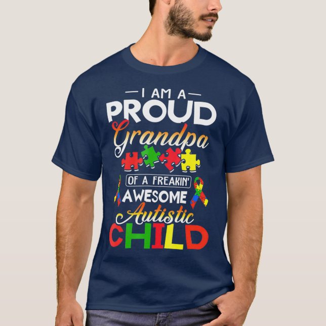 Camiseta Eu Sou Um Quebra-cabeça De Autismo Criança Autista (Frente)