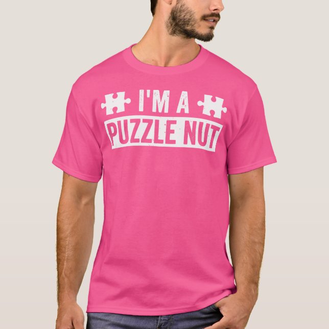 Camiseta Eu Sou Um Quebra-cabeça, Puzzler Puzzler Engraçado (Frente)
