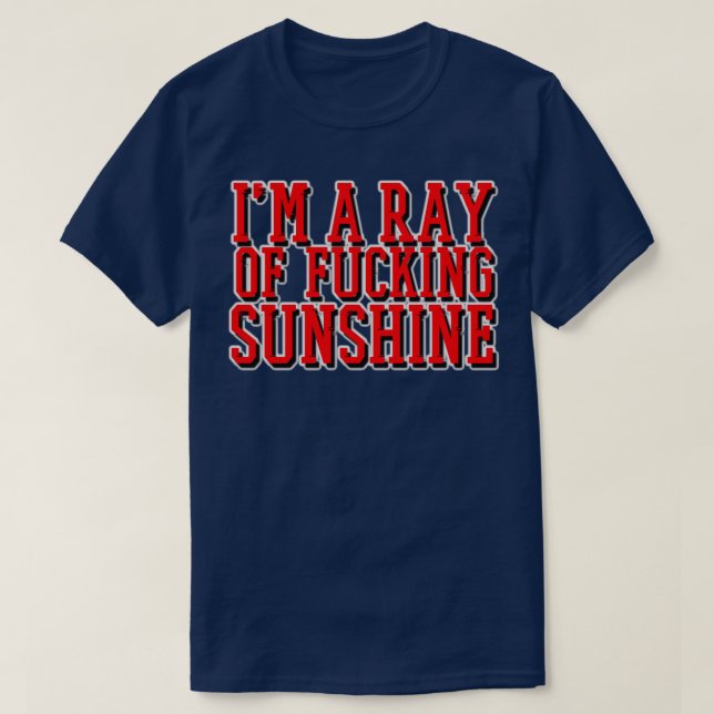 Camiseta Eu sou um raio de sol (Frente do Design)
