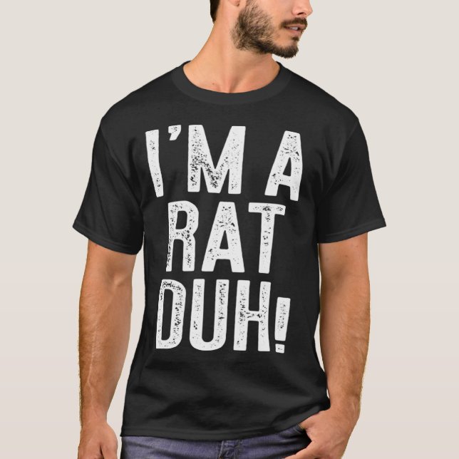 Camiseta Eu Sou Um Rato, Caramba Fantasia (Frente)