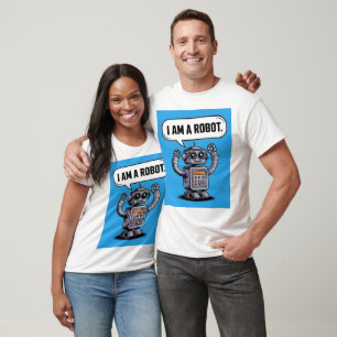 Camiseta Eu sou um robô