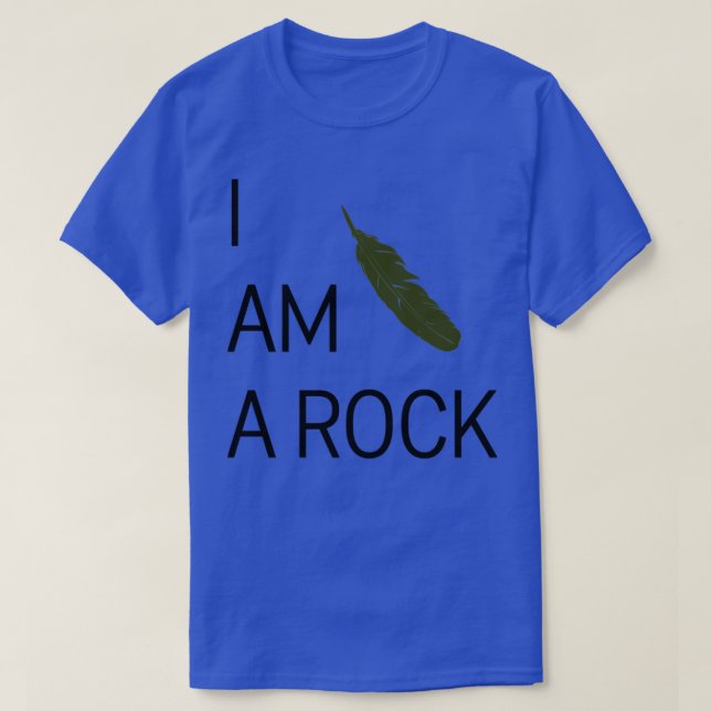 Camiseta Eu Sou Um Rocha Verde (Frente do Design)