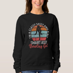 Camiseta Eu sou um Sassy Clássico e uma Boliche Inteligente