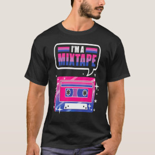 Camiseta Eu Sou Um Sinalizador De Orgulho Bissexual Mistura