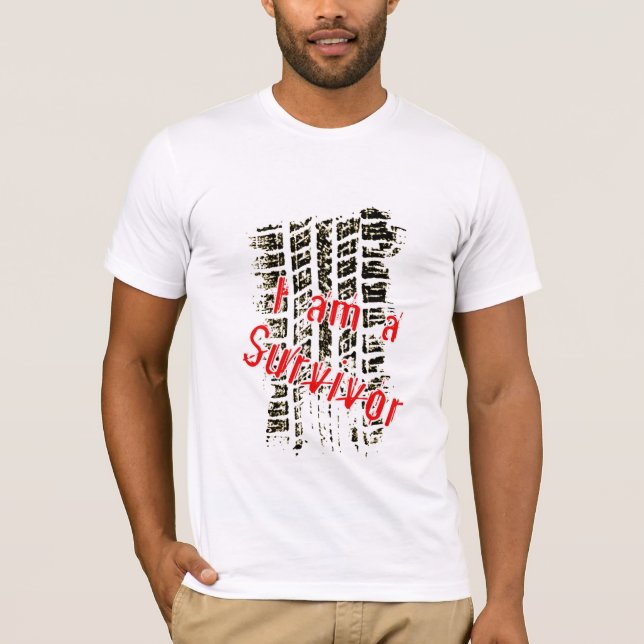 Camiseta Eu sou um sobrevivente (Frente)