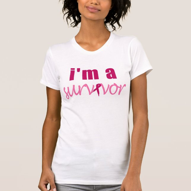 Camiseta Eu sou um sobrevivente (Frente)
