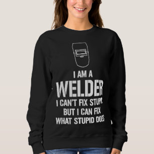 Camiseta Eu sou um soldador Eu não posso consertar a soldad