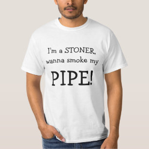 Camiseta Eu sou um STONER, quero fumar a minha, TUBULAÇÃO!