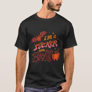 Camiseta Eu sou um Sucker para o Dia das Bruxas de Livros