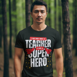 Camiseta Eu sou um Super-Herói Agradecimento ao Professor P