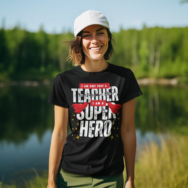 Camiseta Eu sou um Super-Herói Professor de Matemática Apre (Criador carregado)