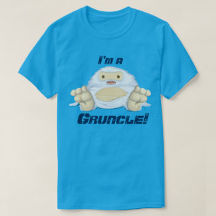 Camiseta "Eu sou um tio-avó!" com um monstro fofo