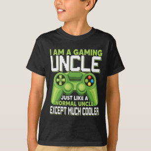 Camiseta Eu Sou Um Tio De Jogos Exceto Vídeo De Jogador Mui