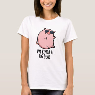 Camiseta Eu sou um tipo de porquinho de animais engraçados